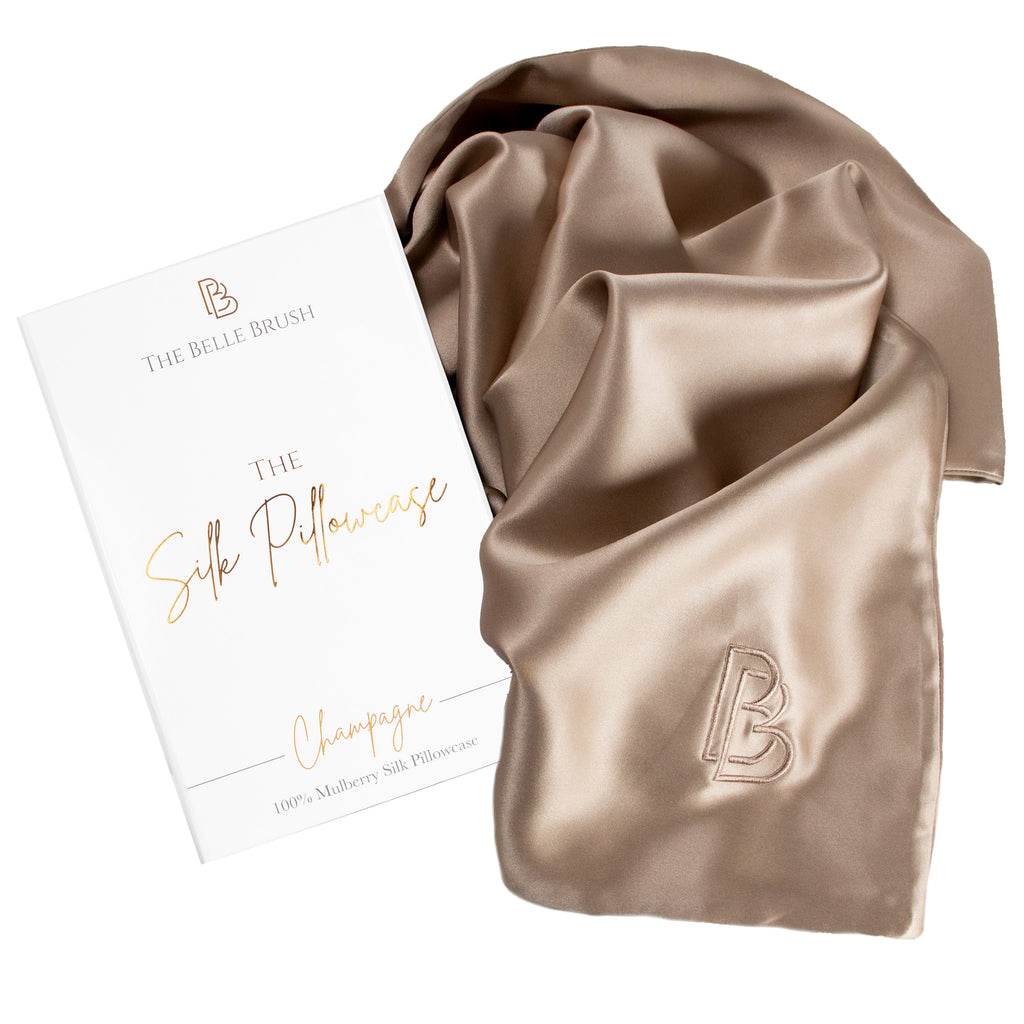 The Silk Pillowcase - Champagne – Belle Hair Extensions