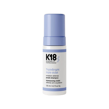 K18 TripleBright Oxidation Defence Purple Shampoo.