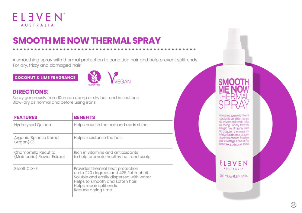 Eleven Australia Smooth Me Now Thermal Spray - 200ml