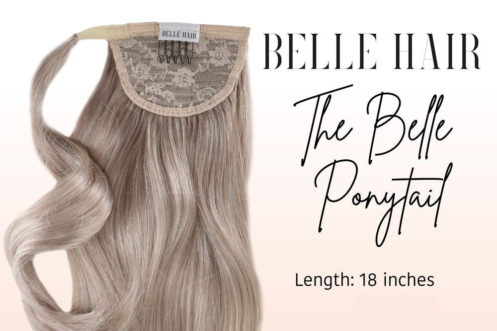 InvisiBelle Ponytail Clip In Extension - 18 inch