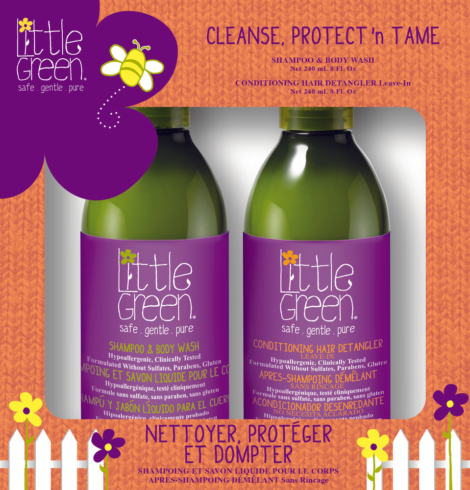 Little Green - Kids - Cleanse, Protect 'n Tame Gift Set