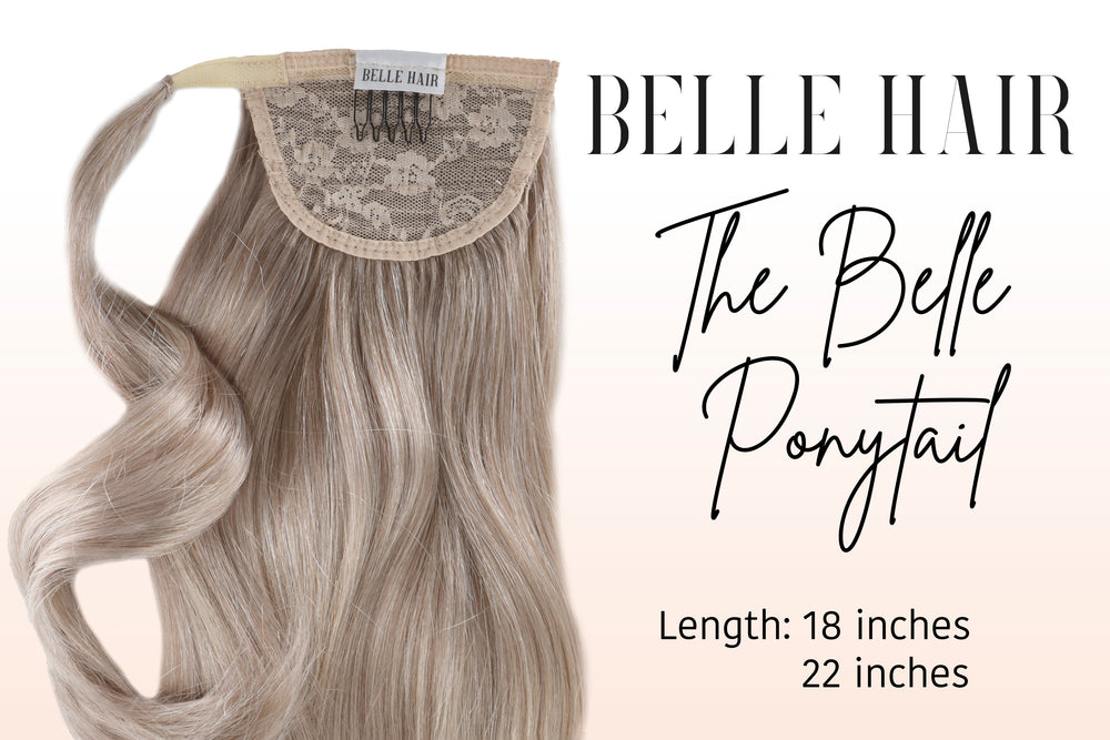 InvisiBelle Ponytail Clip In Extension - 18 inch