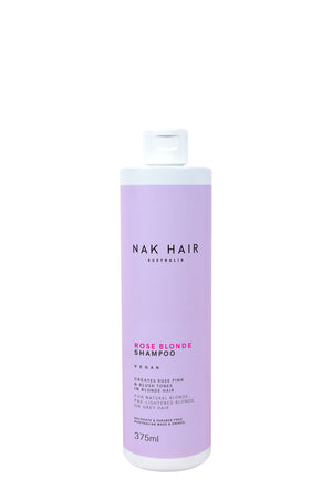 
            
                Load image into Gallery viewer, NAK Rose Blonde Shampoo - 375ml
            
        